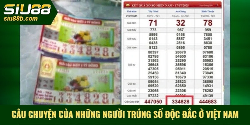 Câu chuyện của những người trúng số độc đắc ở Việt Nam