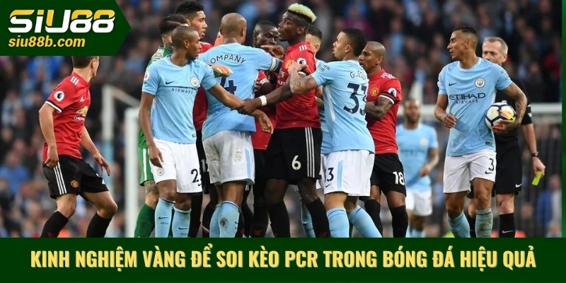 Kinh nghiệm vàng để soi kèo PCR trong bóng đá hiệu quả